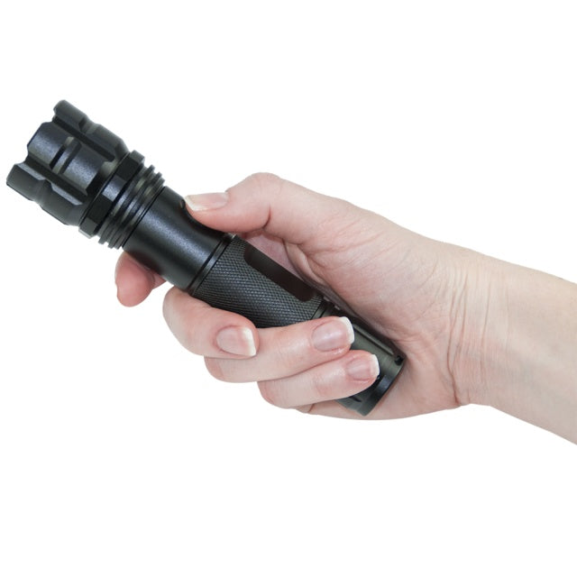 Lanterna PNI Adventure F10 din aluminiu cu led 1x6W, 500lm pana la 200m focus, cu acumulator si port micro USB