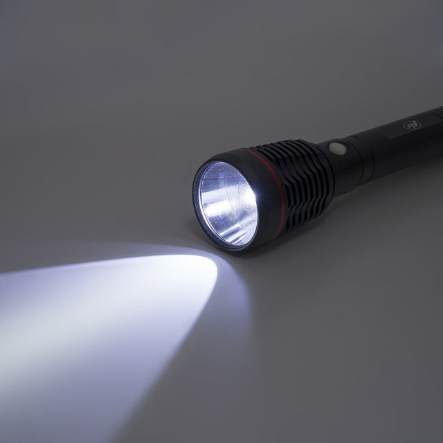 Lanterna PNI Adventure F420 din aluminiu cu led 1000lm pana la 420m, acumulator 8000 mAh, functioneaza 10 ore continuu, incarcare micro USB