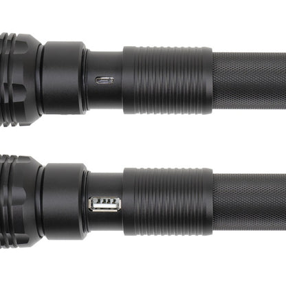 Lanterna PNI Adventure F450 din aluminiu, cu functie focus, BOOST, LED 20 W, 1500 lm pana la 450 m, 4400 mAh, IPX5, cu alimentator PNI CHG300 inclus
