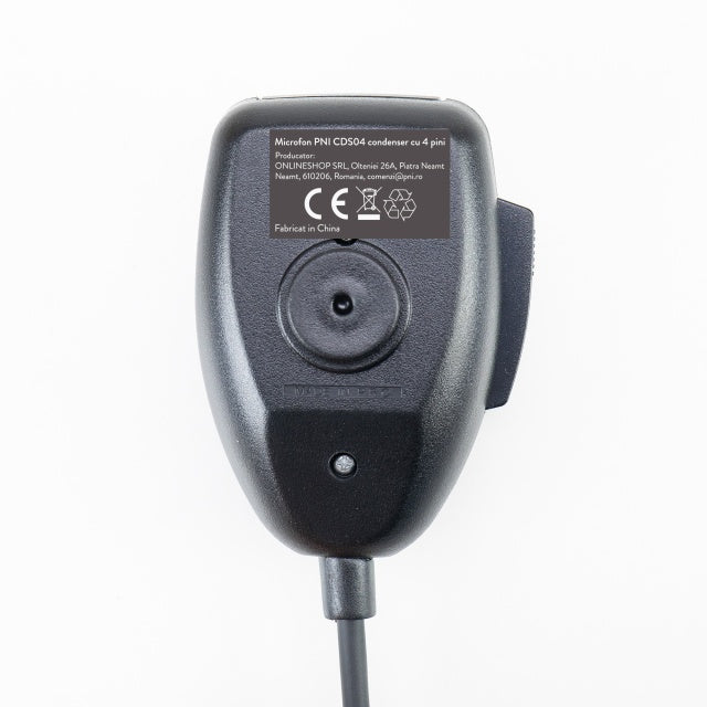 Microfon PNI CDS04 tip condenser cu 4 pini pentru statie radio CB