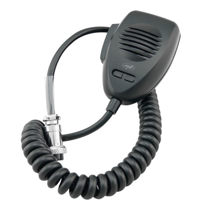 Microfon PNI CDS06 tip condenser cu 6 pini pentru statie radio CB, compatibil cu statii CB President, Midland, Albrecht