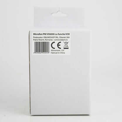 Microfon PNI VX6000 cu functie VOX, cu 6 pini, pentru statii radio CB