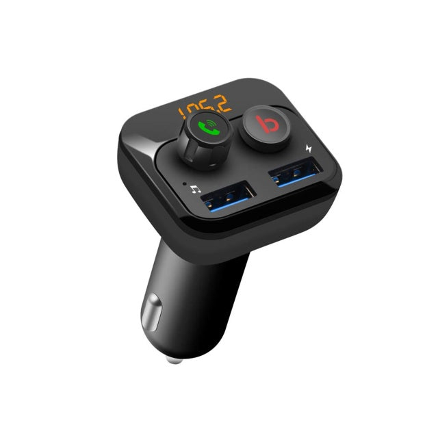 Modulator FM PNI Valentine F250 Bluetooth 5.0, MP3 player, transmitator FM, slot micro SD, port USB dual, incarcare rapida dispozitive mobile, buton super bass