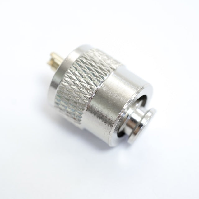 Mufa PNI PL259 short pentru cablu RG58 cu pin central aurit 6 mm