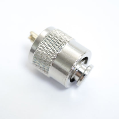 Mufa PNI PL259 short pentru cablu RG58 cu pin central aurit 6 mm