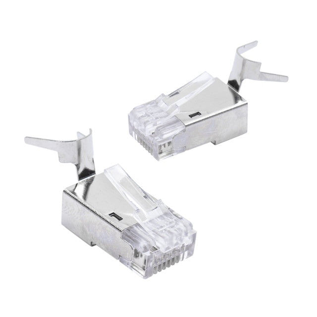 Mufa PNI RJ45 pentru cablu S/FTP Cat7 set cu 10 bucati