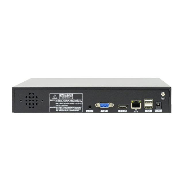 NVR PNI House IP816 cu 16 canale IP 5MP sau 10 canale 8MP 4K