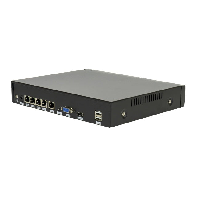 NVR POE PNI House IP810 cu 10 canale 4K 8MP, 4 canale POE si 6 canale IP functii AI