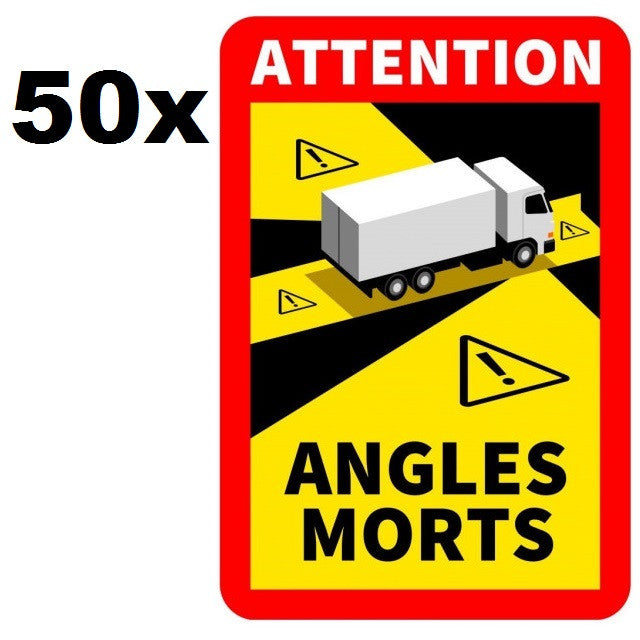 PACHET 50 marcaje "Angles morts" - MAGNETICE