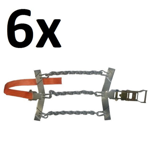 PACHET 6 BUCATI LANTURI TIP SECTOARE - CU CHINGA - CAMION 22,5
