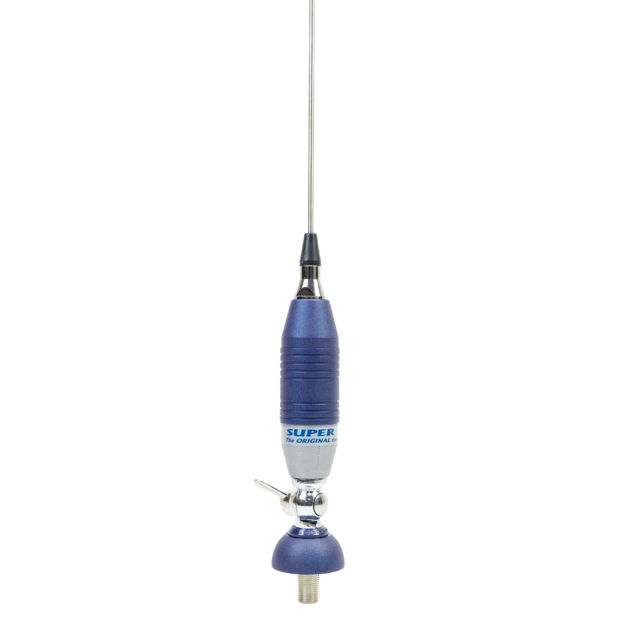 Pachet Antena CB Sirio SUPER 9 cu fluture, lungime 155 cm si Sticky Pad Blue inclus