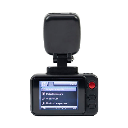 Pachet Camera auto DVR PNI Voyager S2500, WiFi, 4K UHD, ecran 2 inch si card de memorie microSD 128GB inclus