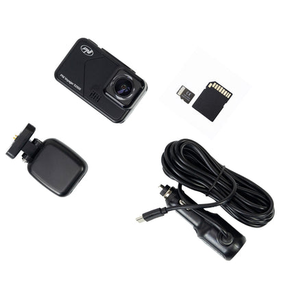 Pachet Camera auto DVR PNI Voyager S2500, WiFi, 4K UHD, ecran 2 inch si card de memorie microSD 128GB inclus