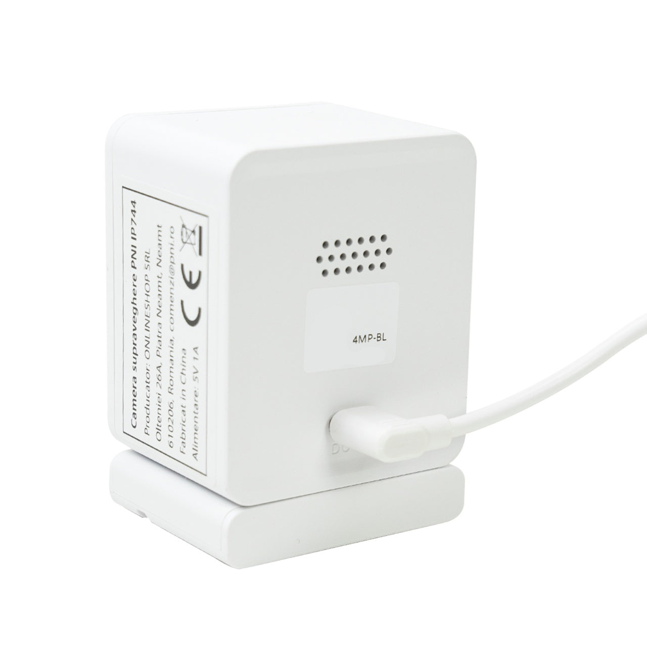 Pachet Camera supraveghere video PNI IP744 4MP cu IP, detectie miscare + Card de memorie MicroSD PNI 128GB cu adaptor SD