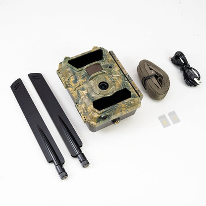Pachet camera vanatoare PNI Hunting 400C carcasa, sufa securitate, acumulator 7.2Ah si cablu alimentare