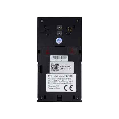 Pachet Interfon video inteligent PNI SafeHome PT710B WiFi HD, P2P si Sticky Pad Drapel