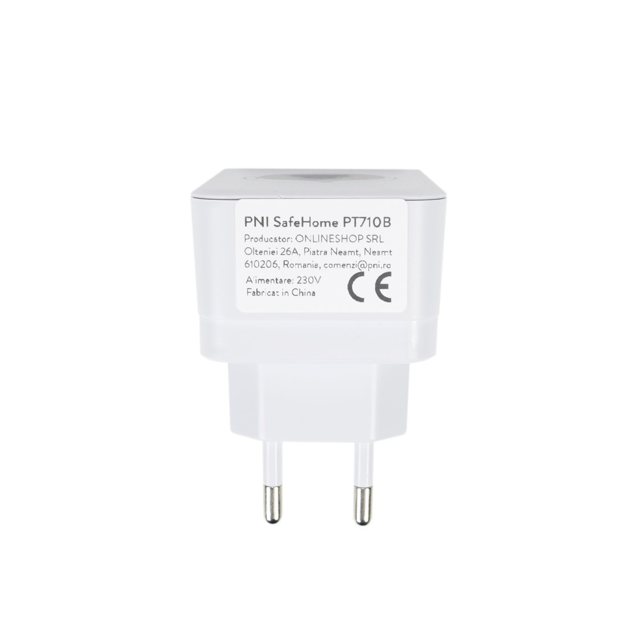 Pachet Interfon video inteligent PNI SafeHome PT710B WiFi HD, P2P si cablu USB 2.0 la Micro USB 1m