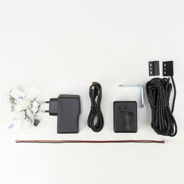 Pachet Kit automatizare porti batante PNI MAB300, 2 motoare 40W, lungime poarta 2 x 2.5m, 200kg si releu smart PNI SmartHome RG120, app Tuya