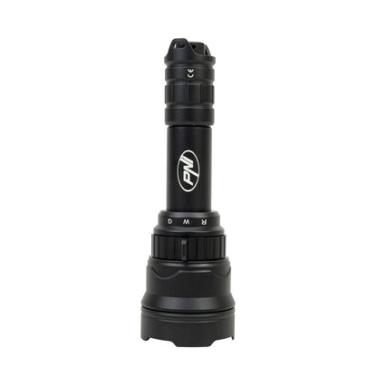 Pachet Lanterna PNI Adventure F300 cu LED in 3 culori, alb, rosu, verde, max. 10W, IPX6 + Sticky Pad Drapel