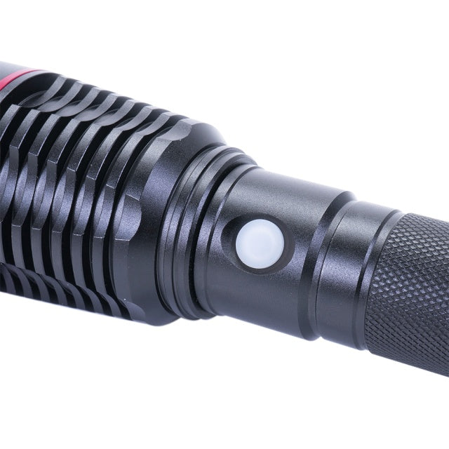 Pachet lanterna PNI Adventure F420 din aluminiu cu LED 10W, 1000lm, pana la 420m, cu 2 acumulatori inclusi, 8000 mAh tip 26650 si alimentator PNI CHG300 cu port USB C, QC3.0, PD3.0, PPS si port USB-A,