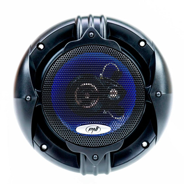 Pachet Radio MP3 player auto PNI Clementine 8440 4x45W USB SD AUX 12V cu Set 2 Difuzoare auto coaxiale PNI HiFi500, 100W, 12.7 cm