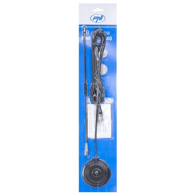 Pachet Statie radio CB PNI Escort HP 6500 ASQ + Antena CB PNI Extra 40