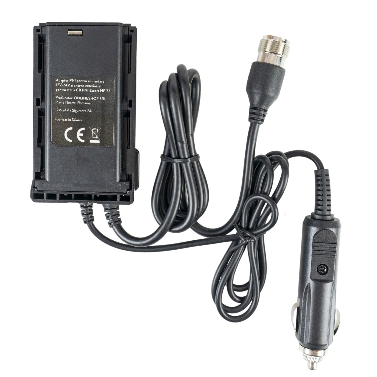 Pachet Statie radio CB PNI Escort HP 72 cu adaptor alimentare si antena PNI Extra 48