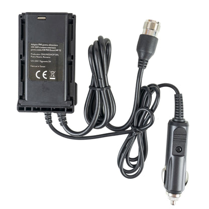Pachet Statie radio CB PNI Escort HP 72 cu adaptor alimentare si antena PNI Extra 48