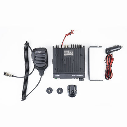 Pachet Statie radio CB PNI Escort HP 8900 ASQ, 12-24V + Antena CB PNI ML70, 70 cm cu baza magnetica 145 mm inclusa