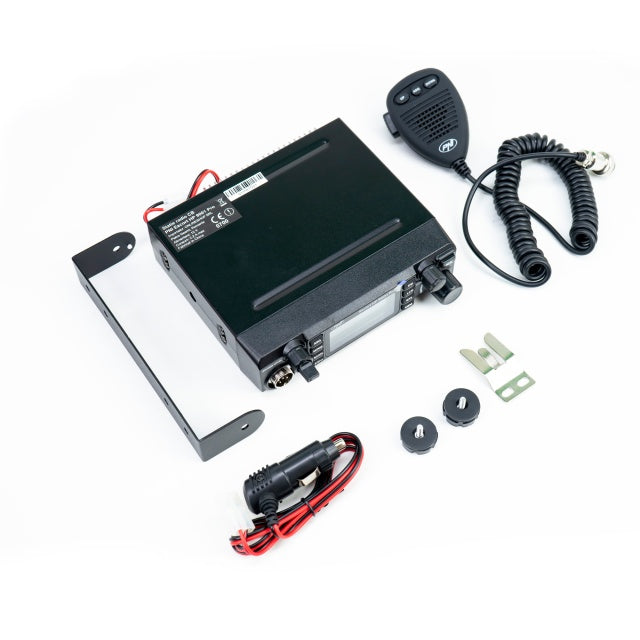 Pachet statie radio CB PNI ESCORT HP 9001 PRO ASQ reglabil, AM-FM, 12V, 4W + Antena CB PNI Extra 48 cu magnet inclus, 45 cm, 150W, SWR 1.0