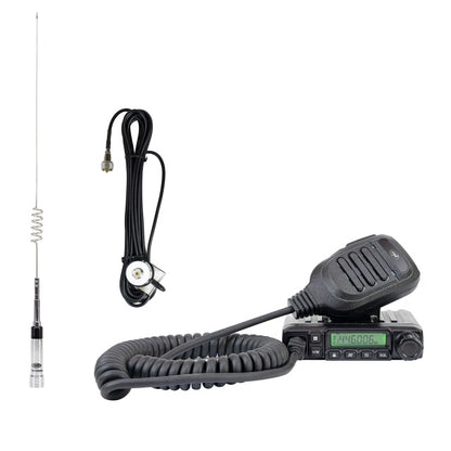 Pachet Statie radio UHF PNI Escort HP 446, 199 canale si Antena PNI UF500 cu cablu