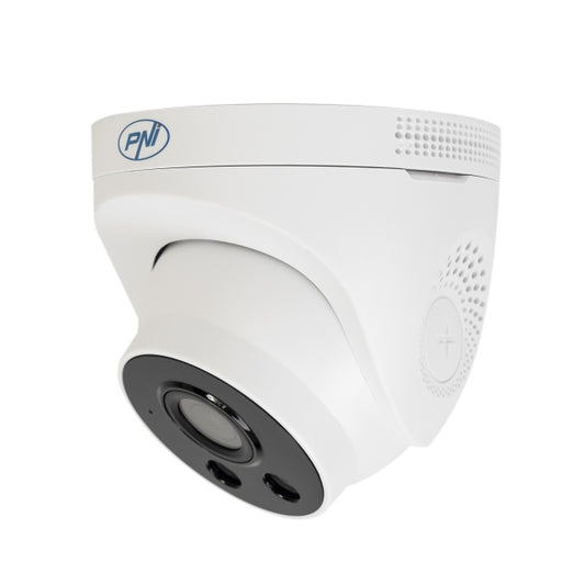 Pachet supraveghere video NVR POE PNI House IP710J, 2 camere PNI IP505J 5MP si 2 cabluri UTP CAT6 20 metri incluse