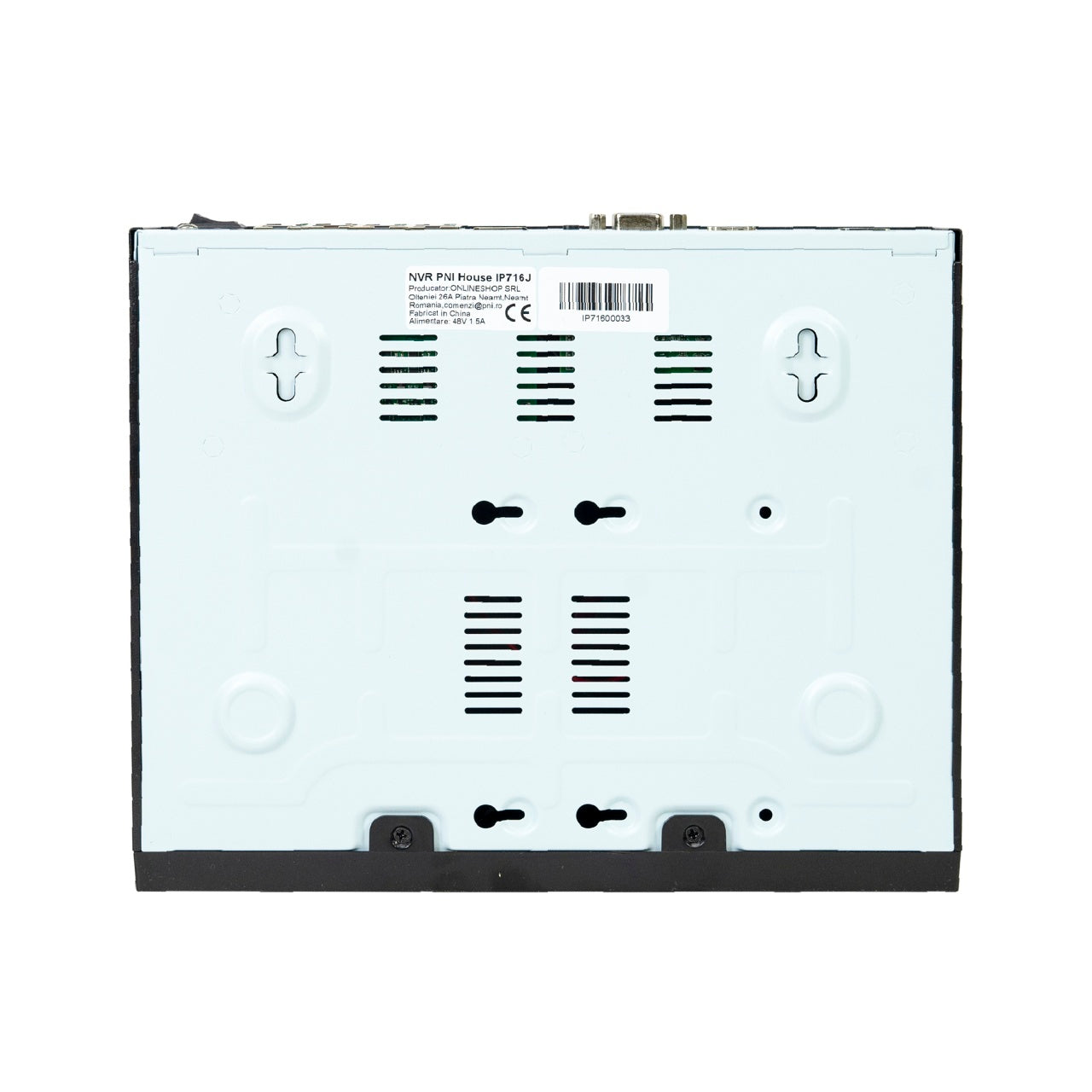 Pachet supraveghere video NVR POE PNI House IP716J, 8 camere PNI IP818J 8MP si 8 cabluri UTP CAT6 20 metri incluse
