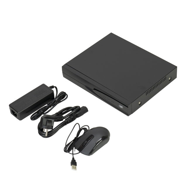 Pachet supraveghere video NVR POE PNI House IP810, 2 camere PNI IP8POE, 8MP si cabluri incluse