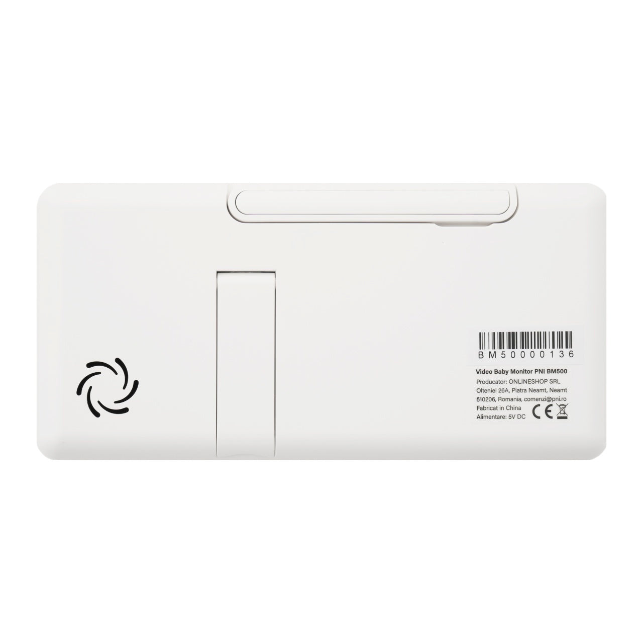 Pachet Video Baby Monitor PNI BM500 ecran 5 inch wireless 2.4 GHz si Sticky Pad Drapel inclus