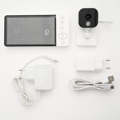 Pachet Video Baby Monitor PNI BM500 ecran 5 inch wireless 2.4 GHz si Sticky Pad Drapel inclus