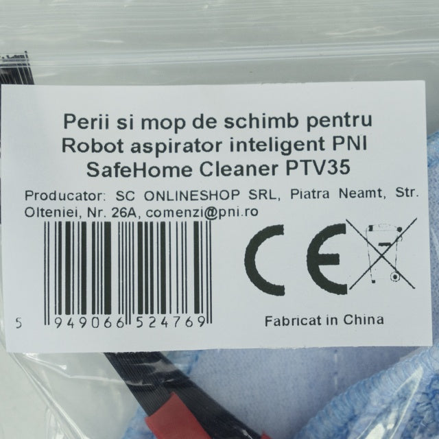 Perii si mop de schimb pentru Robot aspirator inteligent PNI SafeHome Cleaner PTV35