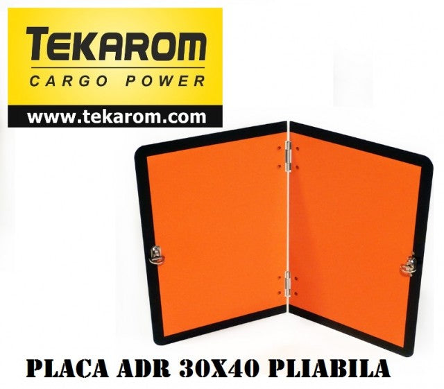 Placa ADR mare - PLIABILA