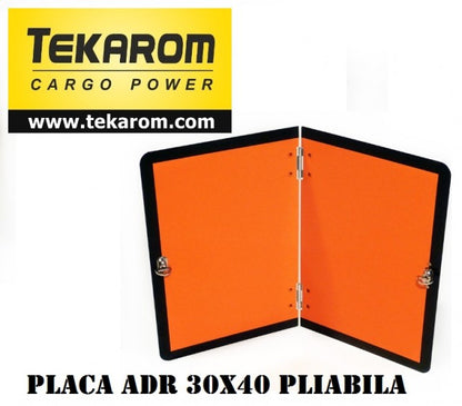 Placa ADR mare - PLIABILA