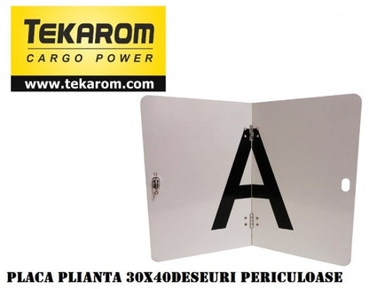 Placa litera ,, A " - PLIABILA