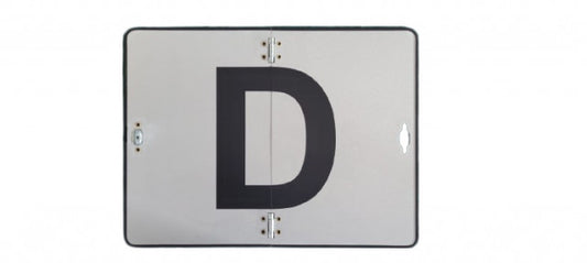 Placa litera ,, D " - PLIABILA