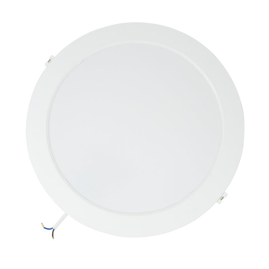 Plafoniera LED PNI D-Light 2402W 24W, incastrabila, rotunda, 6500K, alimentare 230V, 2640 lm, alb