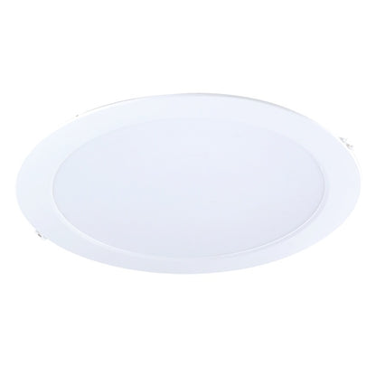 Plafoniera LED PNI D-Light 2402W 24W, incastrabila, rotunda, 6500K, alimentare 230V, 2640 lm, alb