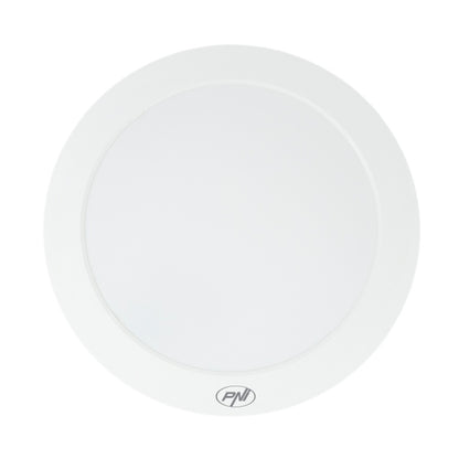 Plafoniera LED PNI D-Light CL240 24W, rotunda, 6500K, alimentare 230V, 2640 lm, alb
