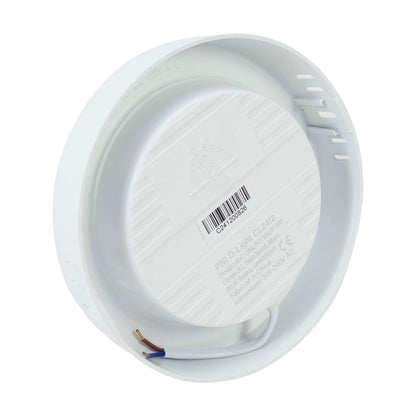 Plafoniera LED PNI D-Light CL2412 12W, rotunda 16.7 cm, 6400K, alimentare 230V, 1320 lm, alb rece