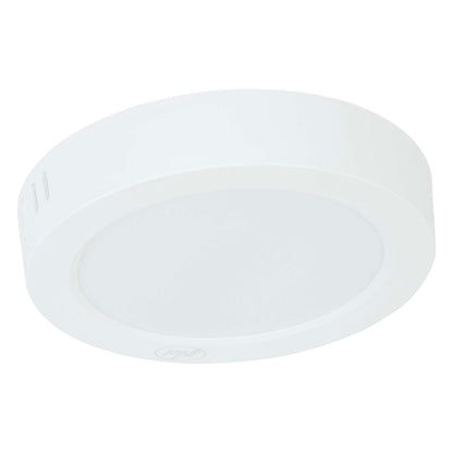 Plafoniera LED PNI D-Light CL2412 12W, rotunda 16.7 cm, 6400K, alimentare 230V, 1320 lm, alb rece