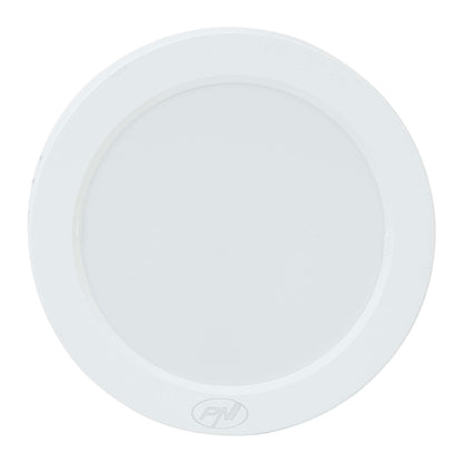 Plafoniera LED PNI D-Light CL2412 12W, rotunda 16.7 cm, 6400K, alimentare 230V, 1320 lm, alb rece