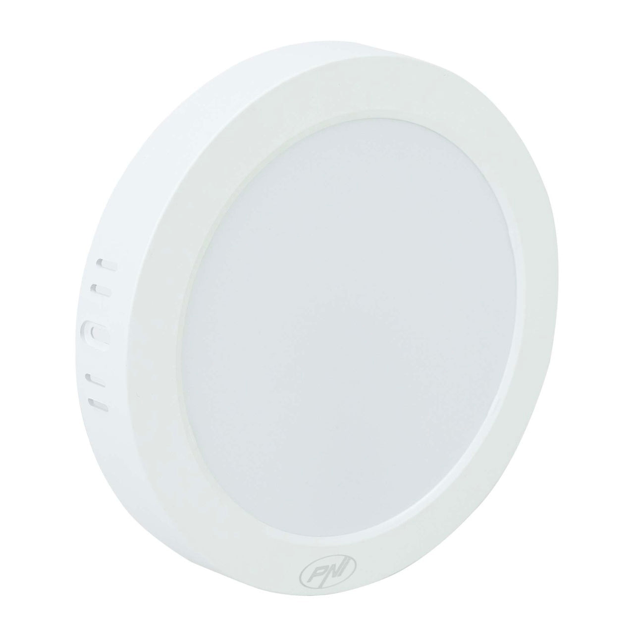 Plafoniera LED PNI D-Light CL2418 18W, rotunda 21.7 cm, 6400K, 230V, 1980 lm, alb rece