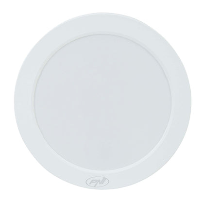 Plafoniera LED PNI D-Light CL2418 18W, rotunda 21.7 cm, 6400K, 230V, 1980 lm, alb rece