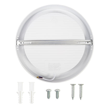 Plafoniera LED PNI D-Light CL2424 24W, rotunda 29 cm, 2700K, alimentare 230V, 2640 lm, alb cald